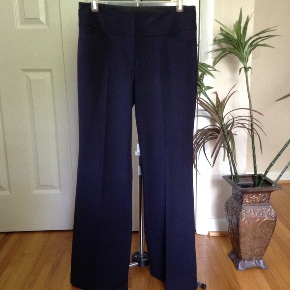 Express Design Studio Dark Navy Career Pants - Picture 6 of 8